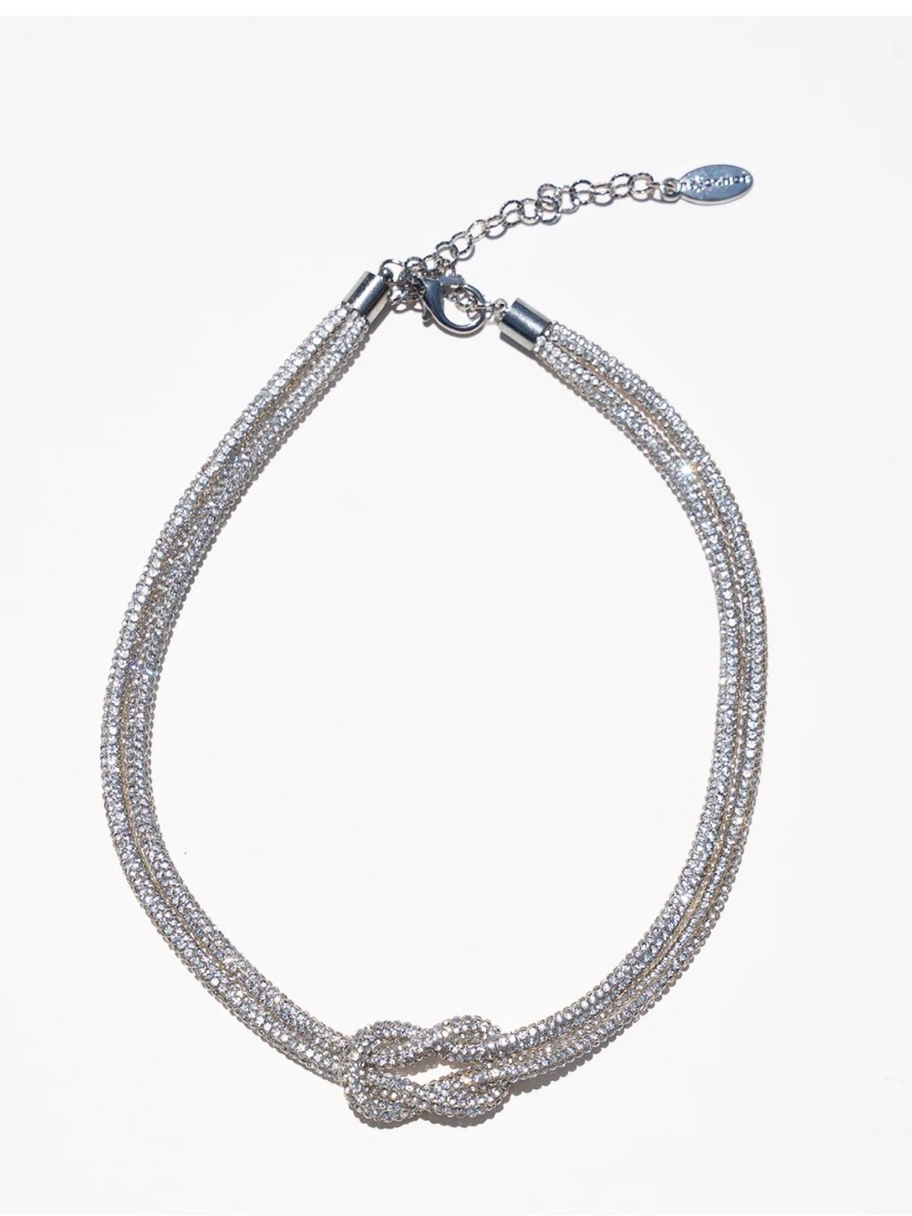 Rocknot Crystal Knot Necklace - New